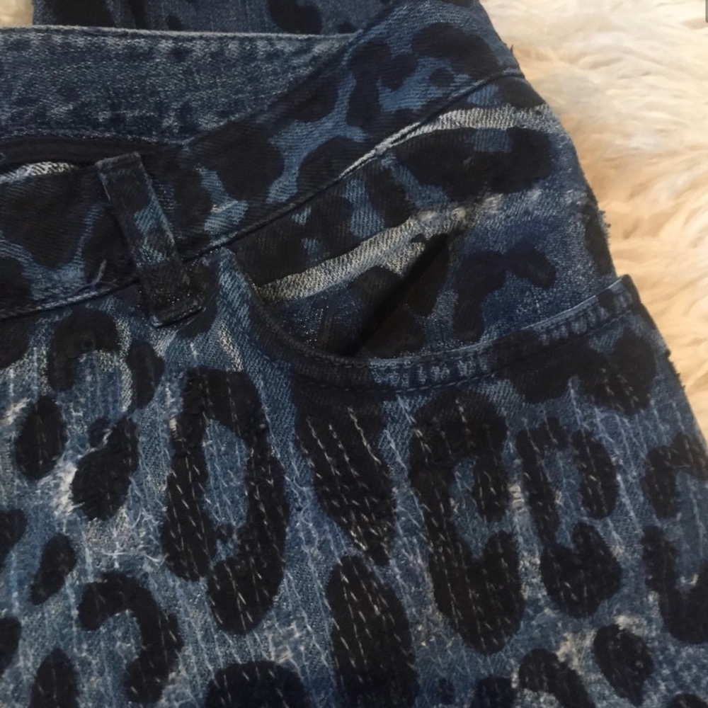⚜️$1,295 Retail Dolce & Gabbana Leopard Print Distressed Jeans⚜️ - Picture 14 of 16